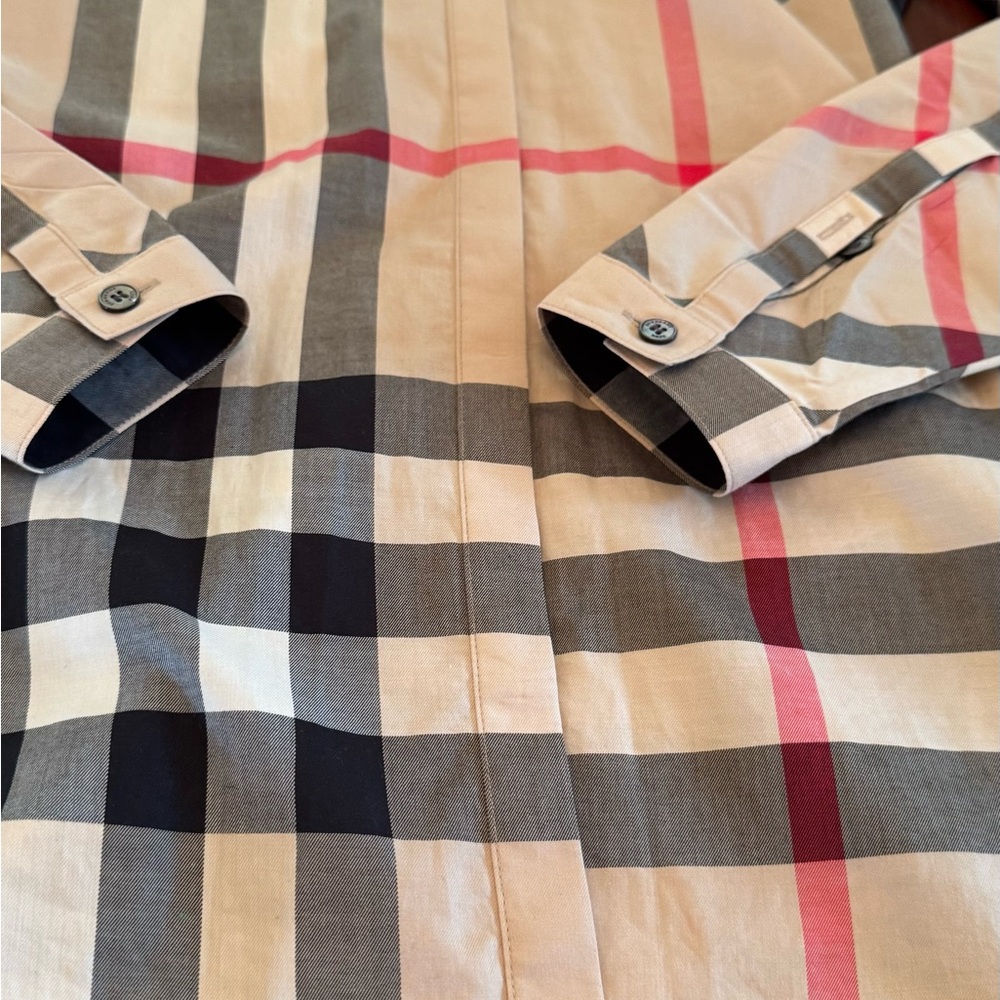 Burberry Women Stretch Cotton Shirt New Classic Check - Picture 5 of 6